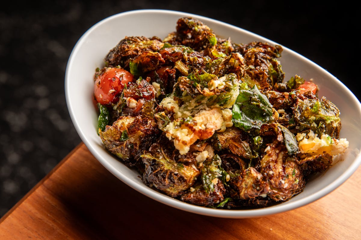 a close up of a bowl of food